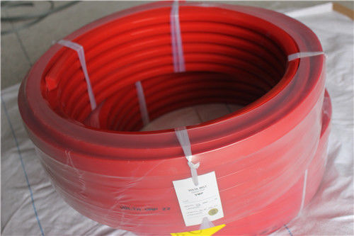 Urethane tranmission rood Polyurethaan V Riem voor slijtvast drijven,