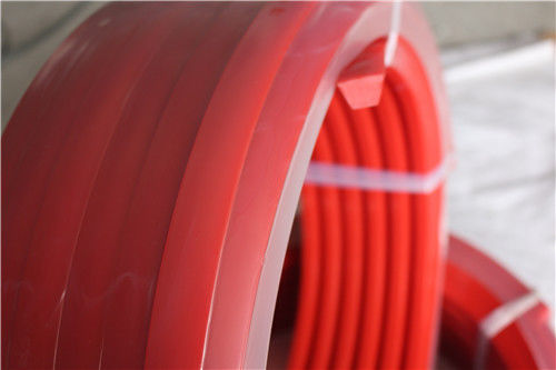 Urethane tranmission rood Polyurethaan V Riem voor slijtvast drijven,
